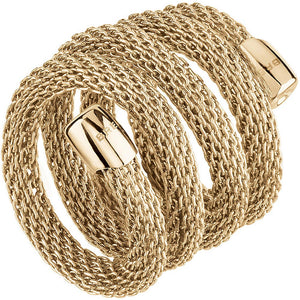 Anello Donna Acciaio New Snake 20 cm Gold Breil