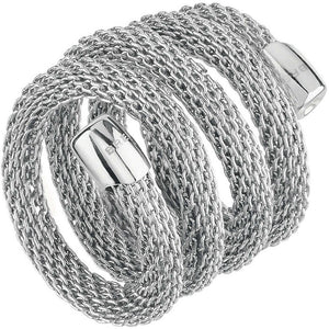 Anello Donna Acciaio New Snake 20 cm Silver Breil