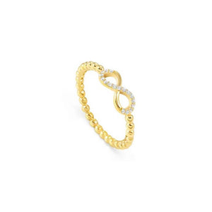 Anello Donna Argento Gold Misura 15 Love Cloud Infinito Nomination