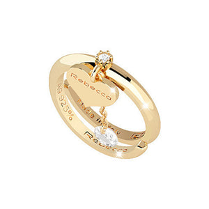 Anello Donna Argento Lucciole con Pieta Rebecca Gioielli