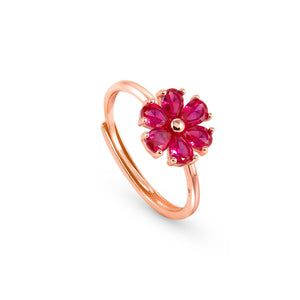 Anello Donna Argento Rose Sweetrock Nature Fiore Nomination