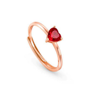 Anello Donna Argento Rose Sweetrock Sparkling Love Cuore Nomination