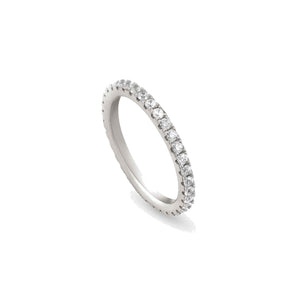 Anello Donna Argento Silver Easychic Cubic Zirconia Bianchi Misura 15 Nomination