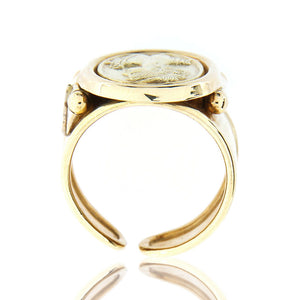 Anello Donna Cammeo in Oro Giallo