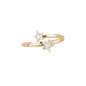 Anello Donna Cindy Stelle in Argento Gold Mabina Gioielli