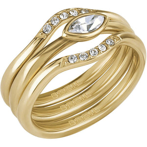 Anello Donna Gold Trio Power Misura 14 My Lucky by Giulia Salemi Breil