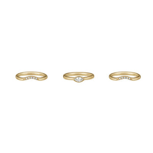 Anello Donna Gold Trio Power Misura 14 My Lucky by Giulia Salemi Breil