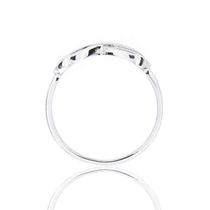 Anello Donna Infinito in Oro Bianco