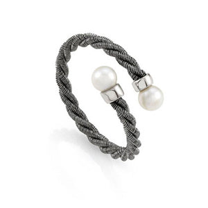 Anello Donna con Perle Nero Flair 145851/027 - Nomination 