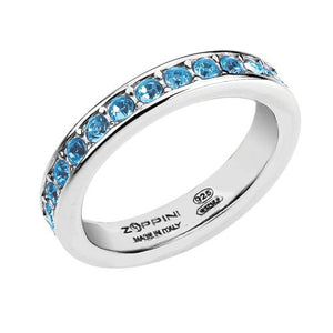 Anello Donna con Swarovski Azzurro Misura 14 SR_D0004 - Zoppini  