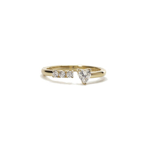 Anello Donna in Argento Dorato Tre per Te Mabina Gioielli