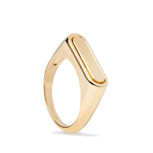 Anello Donna in Argento Gold Misura 12 Essentials Ribbon Stamp PDPaola