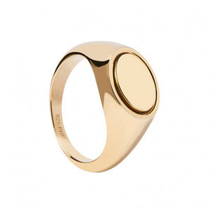 Anello Donna in Argento Gold Misura 12 Essentials Stamp PDPaola