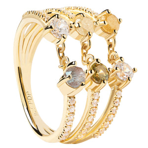 Anello Donna in Argento Gold Misura 12 Juno PDPaola
