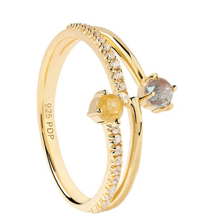 Anello Donna in Argento Gold Misura 14 Juno Patio PDPaola