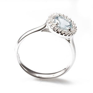 Anello Fantasia con Pietra Acquamarina AA029133 - Davite & Delucchi    
