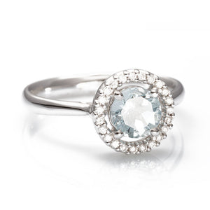 Anello Fantasia con Pietra Acquamarina AA029133 - Davite & Delucchi    