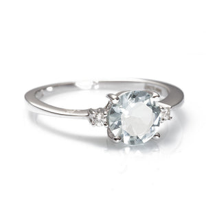 Anello Fantasia con Pietra Acquamarina AAM000124 - Davite & Delucchi    