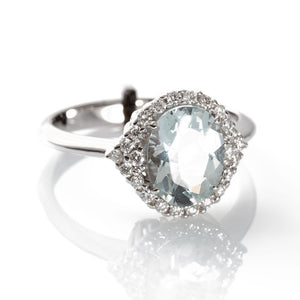 Anello Fantasia con Pietra Acquamarina XD123/09X7 - Recarlo 