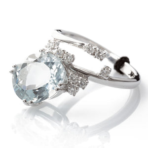 Anello Fantasia con Pietra Acquamarina ZQ906/B - Recarlo 
