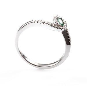Anello Fantasia con Smeraldo Verde AA030520 SM - Davite & Delucchi   