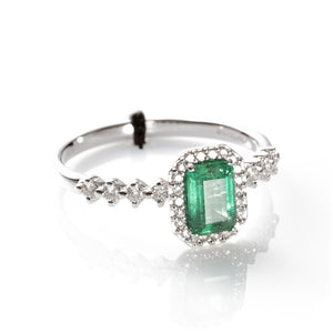 Anello Fantasia con Smeraldo Verde XE170/BSM2 - Recarlo 