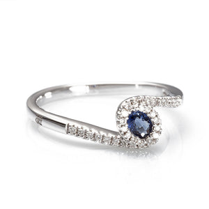 Anello Fantasia con Zaffiro Blu AA030520 ZF - Davite & Delucchi    