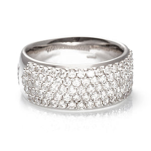 Anello Fascia Pavè Diamanti AA026171 SP - Davite & Delucchi      