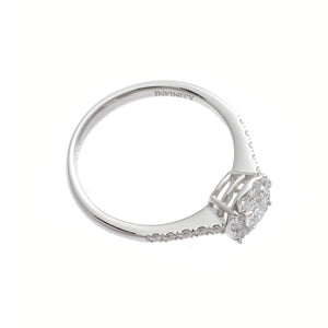 Anello Solitario Fantasia Oro Bianco AA030325 0S - Davite & Delucchi  