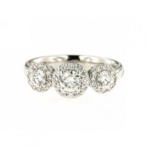 Anello Trilogy Anniversary Oro Bianco Recarlo  