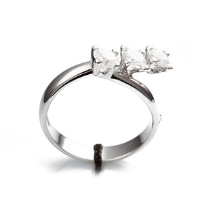 Anello Trilogy con Diamanti XB013/090 - Recarlo    