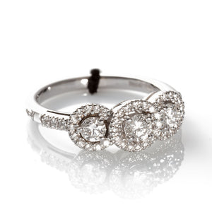 Anello Trilogy con Diamanti ZR994/050 - Recarlo    