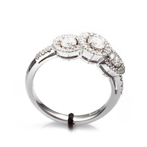 Anello Trilogy con Diamanti ZR994/050 - Recarlo    