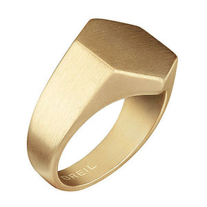 Anello Uomo Acciaio Gold Kaleido Misura 23 Breil
