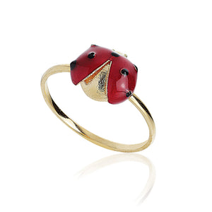 Anello in Oro Giallo Coccinella Spring Artlinea