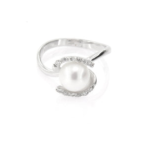 Anello Donna con Perla Acqua Dolce AE156B - Genesia