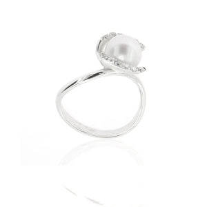 Anello Donna con Perla Acqua Dolce AE156B - Genesia