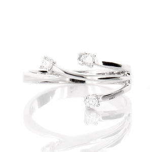 Anello Trilogy Oro Bianco AA029531 - Davite & Delucchi