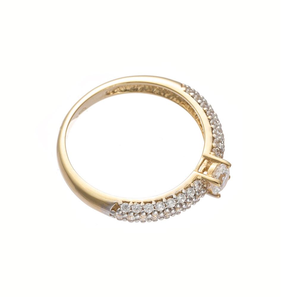 Anello Donna Oro Giallo con Zirconi - 3898V93K