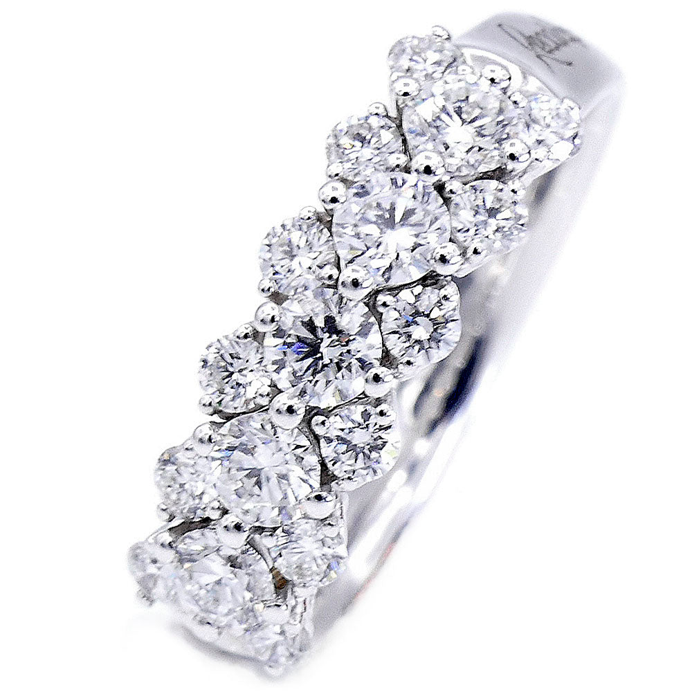 Anello Multipietra Anniversary Oro Bianco con Diamanti Recarlo - R01FM001093