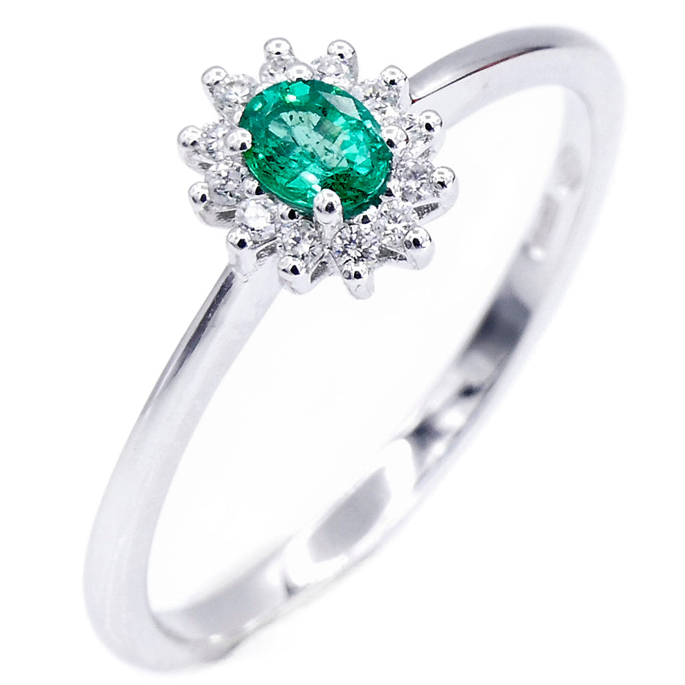 Anello smeraldo sale davite e delucchi