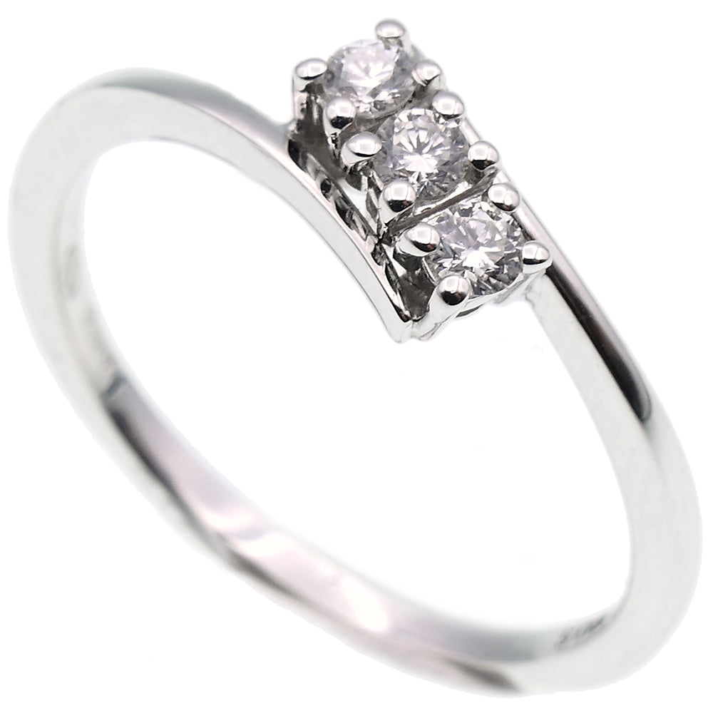 Anello Trilogy Oro Bianco con Diamanti Davite & Delucchi - AA029735
