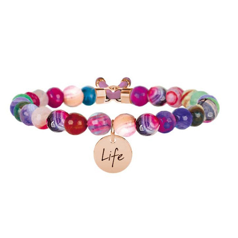Bracciale Agata Multicolor Symbols Life Collection 731049 - Kidult         
