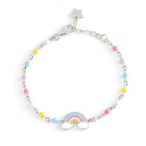 Bracciale Bambina Arcobaleno in Argento Mabina Gioielli