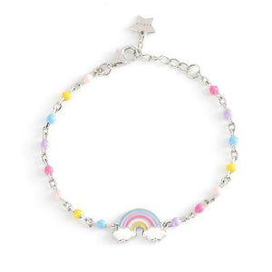 Bracciale Bambina Arcobaleno in Argento Mabina Gioielli