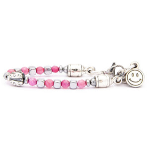 Bracciale Bambina Coccinella Rosa Cubetto Misura S Portonovo Kids