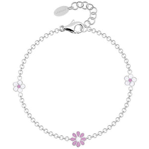 Bracciale Bambina Fiori in Argento Mabina Gioielli