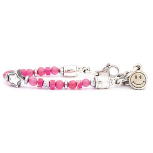Bracciale Bambina Stella Rosa Ematite Misura S Portonovo Kids