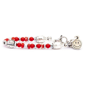 Bracciale Bambini Coccinella Rossa Ematite Misura S Portonovo Kids