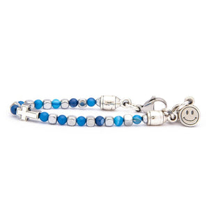 Bracciale Bambini Croce Azzurro Variegato Cubetto Misura M Portonovo Kids